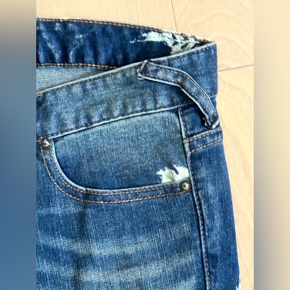 BNWOT RARE Free people floral detail skinny jeans size 26 - Picture 3 of 5